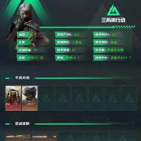 总资产57M 4干员外观 20传说枪械 钻石